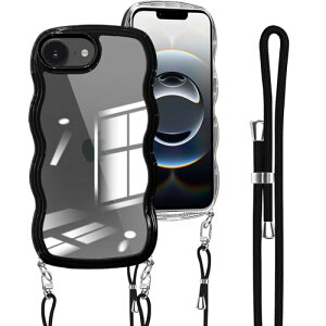 iPhone 17e / iPhone 16e �P�[�X �N���A �V�����_�[ iPhone16e �J�o�[ ��|�� ������ �΂߂��� �R�t�� �X�g���b�v�t�� �g��t���[�� TPU �o���p�[ �؍� ���� ���킢�� ���� ���^ �V���R�� �A�C�t�H��16e
