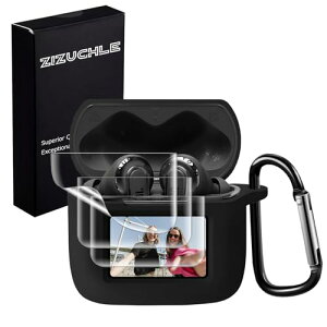 JBL TOUR PRO 3 �P�[�X �J�o�[ �t�B���� �V���R���� �S�ʕی� �����h�~ �L�Y�h�~ �ϏՌ� �����[�d�\ �y�ʏ��^ �J���r�i�t�� �c�A�[�v��3 cover �A�N�Z�T���[ (�u���b�N)