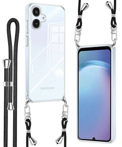 Galaxy a25 / �T���X�� �M�����N�V�[ a25 �P�[�X �N���A �J�o�[ �V�����_�[�X�g���b�v �ϏՌ� ���|�� �΂߂��� ��|�� ���� TPU �X�g���b�v�t�����^ �y�� �l�b�N�X�g���b�v �����\ ���O���\ 