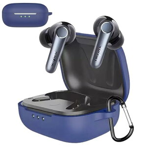 Earfun Air pro 4 �P�[�X �G�A�v��4 Earfun Air pro 4 �J�o�[ �����h�~ �L�Y�h�~ �V���R���P�[�X �����[�d�\ �S�ʕی� �J���r�i�t�� (�u���[)