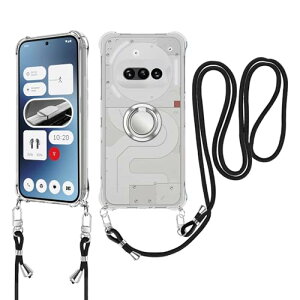Nothing Phone (3a) �P�[�X ���|�� �X�}�z�P�[�X �΂߂��� �X�g���b�v�t�� �΂߂��� ���߉\�ȃV�����_�[ ��|�� �N���A �V�����_�[ ���^ �ϏՌ� �R�t�� �����h�~ �t�@�b�V�����f�U�C�� �_��ŕ�