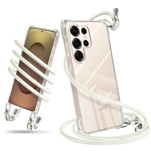 Galaxy S25 Ultra 5G �P�[�X �N���A �V�����_�[ SC-52F SCG32 �X�}�z�P�[�X �M�����N�V�[ S25 Ultra �J�o�[ ���|�� �΂߂��� �ϏՌ� �S���� TPU �y�� �R�t�� �΂߂��� �X�g���b�v�t�� �l�b�N�X�g���b�v ��
