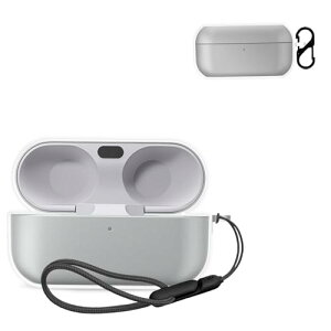 Technics EAH-AZ100 �P�[�X �J�o�[ ���C�����X�C���z�� TPU �ی�P�[�X (�J���r�i�t��+�X�g���b�v�t�� ) �����h�~ �L�Y�h�~ �ϏՌ� �����[�d�\ �h�� �h�o (�N���A)