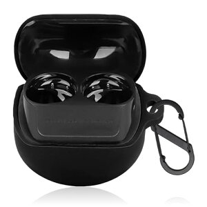 SOUNDPEATS Clear Dot �P�[�X �J�o�[ �L�Y�h�~ �ϏՌ� �J���r�i�t�� �V���R���f�� �C���z���P�[�X �����h�~ �����[�d�\ �y�� �\�t�g soundpeats clear dot �ی�J�o�[ (�u���b�N)