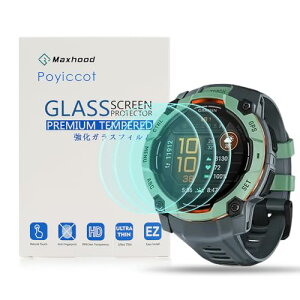 �K�[�~�� (GARMIN) Instinct 3 �ی�t�B���� 3�� Instinct 3 50mm Amoled / Solar �t�B���� �����K���X �ی�t�B���� �J�o�[ �d�x9H �C�A�[���t���ی�t�B����