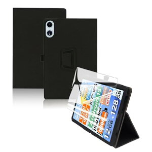 Teclast P50 Mini �P�[�X �t�B���� �Z�b�g Teclast �^�u���b�g 8.7�C���` �ی�P�[�X �K���X�t�B���� �y�� �J�o�[ �p�x���� �㎿PU�� �S���ʃJ�o�[ �ϏՌ� �u���b�N +�ی�t�B����1��