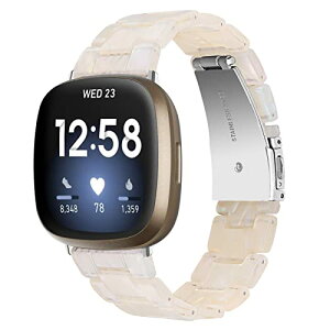 Fitbit Versa 3 �o���h �����o���h �o���h �����ގ� �X�e�����X ���߉\ �t�B�b�g�r�b�gVersa 3 �X�}�[�g �E�H�b�` �����o���h �x���g (�I�t�z���C�g)