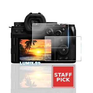 Panasonic LUMIX DC-S9 / DC-G100 �K���X�t�B���� 2�� �f�� LUMIX S9 �����K���X �t�B���� �S�ʕی� DC-S9 �ی�t�B���� �ϏՌ� �d�x9H LUMIX S9 / S5II / S5IIX / S5 / G100D / G100 �t�� �K���X �t�B���� �����ߗ� ����
