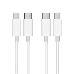 USB C Type C to Type C �P�[�u�� 1m PD�������[�d / 3A 65W�}���[�d USB C to C �P�[�u�� ���ϋvTPE�f�� �����f�[�^�]���X�}�[�g�t�H�� / �^�u���b�g / �Q�[���@�Ȃ�Type-c�@��ƌ݊��������� 2�{�Z�b�g
