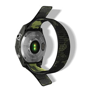 Garmin Quatix 8 47mm / Forerunner 970 / Descent G2 / Garmin Tactix 8 47mm / Fenix 8 / Fenix E / Fenix 7 Pro Solar 22mm �x���g �i�C���� �����o���h �y�� �K�[�~�� �x���g Fenix 7 Pro / 7 / 6�p (�O���[��)