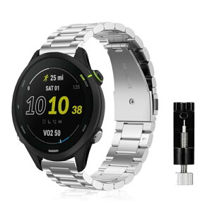 GARMIN (�K�[�~��) Forerunner 255 Music �o���h �����o���h �����x���g �T�C�Y�����\ �r�W�l�X�� �X�e�����X ������� �����H��t�� GARMIN (�K�[�~��) Forerunner 255 Music �o���h (�V���o�[)