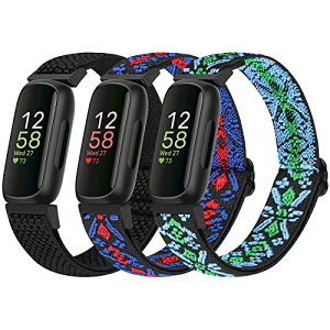 Fitbit Inspire 3 / Inspire 2 / Inspire / Inspire HR / Ace 2 / Ace 3 �o���h�ƌ݊������� �L�k���̂��钲�߉\�Ȍ����p���X�g�o���h ���f�B�[�X �����Y �L�b�Y �L�k���̂���\�t�g �X�|�[�c �i�C���� ���[�v