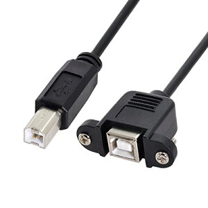 USB Type-B �I�X-���X�����P�[�u�� 50cm �X�g���[�g�^�C�v �l�W�t�� �p�l���}�E���g �v�����^�[�X�L���i�[�f�B�X�N�p