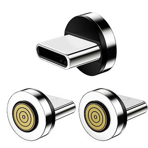 USB C �}�O�l�b�g �[�d�[�q PNM-MG60WBK��p�}�O�l�b�g�R�l�N�^ Type-c���C�[�q MacBook Pro iPad mini6 iPad Pro 11 / 12.9 Galaxy Note20 Note20 Ultra��usb c�@��Ή� 3�Z�b�g
