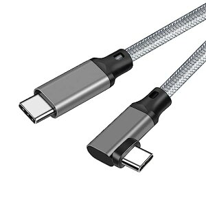 Type C to Type C �P�[�u�� L�� 1.5m 20Gbps�����f�[�^�]�� / 100W�}���[�d PD�Ή� / 4K@60Hz�f���o�� USB 3.2 Gen2x2 USB-C to USB-C �P�[�u�� USB 3.2 / 3.1�Ȃǉ��ʌ݊����� �X�}�[�g�t�H�� �^�u���b�g �m�[�g�p�\�R