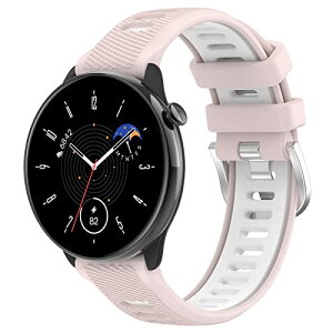 Garmin (�K�[�~��) Forerunner265S / 255S / 255S Music / Venu 2S / vivomove 3S / vivoactive 4S �o���h �V���R���� �j�����p �X�|�[�c �x���g �K�[�~�� �t�H�A�����i�[ 18mm (�s���N�z���C�g)
