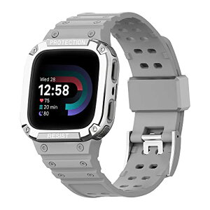 Fitbit versa 3 / versa 4 / Fitbit Sense / Sense2 �o���h �P�[�X ��̌^ �\�t�g TPU �X�|�[�c�o���h ���߉\ �����x���g ���f�B�[�X �����Y (#11)