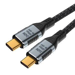 USB�P�[�u�� 20 cm USB-C 240 W USB 4�P�[�u��40 Gbps USB 3.1 100 W8K@60Hz5 K USB 4.0 Type-C����Type-C�p�u���b�N�T�|�[�g�f�[�^�r�f�I�d��