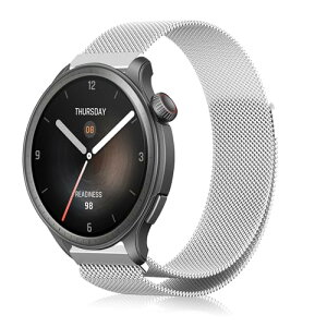 Amazfit Balance / Bip 6 / Bip 5 / Bip 5 Unity �o���h �����x���g �X�e�����X�| ���C�t�� �X�|�[�c�o���h �}�O�l�b�g�� ������� ���߉\ �X�g���b�v Amazfit Balance / Bip 6 / Bip 5 / Bip 5 Unity (�V���o�[)