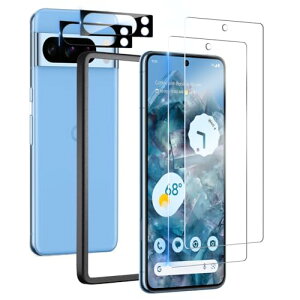 Google Pixel 8 Pro �t�B���� 2�� + �J�����t�B���� 2�� �K�C�h�g�t�� �w��F�ؑΉ� �����K���X �t���ی� 9H�d�x �ϏՌ� �C�A�h�~ �����x�^�b�` �w��h�~ �h������ ��U�h�~ �s�N�Z��8 Pro �Ή�