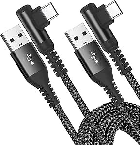 USB Type C �P�[�u�� L�� 2M �}���[�d �^�C�vc �P�[�u�� PD&QC3.0�Ή� �}���[�d type-c usb c iPhone 15 Plus Pro Max Samsung Galaxy S23 / S22 / S21 / S20 Flip z3 Note20 / 10 Google Pixel PS5 ���̑�Android USB-C�@��Ή�-�u���b�N /
