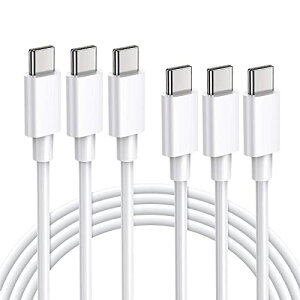 USB C Type C to Type C �P�[�u�� 1.5m PD�������[�d / 3A 65W�}���[�d ���ϋvTPE�f�� �����f�[�^�]�� �X�}�[�g�t�H�� / �^�u���b�g / �Q�[���@�Ȃ�Type-c�@��ƌ݊��������� 3�{�Z�b�g