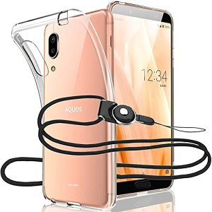 AQUOS sense3 / AQUOS sense3 lite / Android One S7 / Sense3 Basic shv48 �P�[�X (SH-02M / SHV45 / SH-RM12 / 907SH) �J�o�[ �N���A TPU�f�ސ� ���^�y�� �Ռ��z�� �����h�~ �e�͐��t AQUOS sense3 ��p�J�o�[