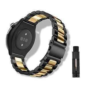 Amazfit Active 2 Square / Active 2 / Active / GTR Mini �o���h 20mm �r�W�l�X �X�e�����X�� �A�}�Y�t�B�b�g �A�N�e�B�u2 �x���g �T�C�Y���߉\ �����H��t�� Garmin Forerunner 570 42mm / Vivoactive 6 / 5 �ւ��x���g 