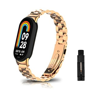 Xiaomi Smart Band 10 / Xiaomi Smart Band 9 / Mi 8 �����o���h �X�e�����X�� �T�C�Y���߉\ �����H��t�� �V���I�~ �X�}�[�g�o���h10 / 9 / 8 �����x���g �X�g���b�v �r�W�l�X�� ���ɂ₳���� �����Y�����f