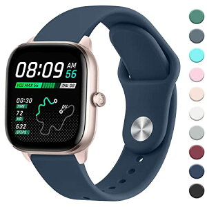 Amazfit active 2 / Amazfit GTS 4 Mini / GTS 4 / GTS 3 / GTS 2 Mini Bip U Pro / Bip 3 / Bip 3 Pro �����x���g 20mm �o���h �_�炩�� �V���R���o���h ���߉\ (�f�B�[�v�u���[)