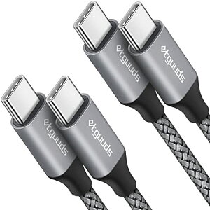 USB C �P�[�u�� 2m pd60W �}���[�d Galaxy S25 S24 S24FE S23 Ultra S23 XiaomiPOCO F7 Macbook Pro iPad Pro Pixel 8a / 9a�Ȃ�USB-C�@��Ή� 2�{ �^�C�vc �P�[�u��