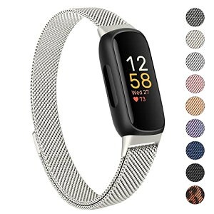 Fitbit Inspire3 �o���h �����o���h �����x���g �X�e�����X �����x���g �������� �j�����p �}�O�l�b�g ���ߋ� ���b�V�� �ʋC (�X�^�[���C�g)