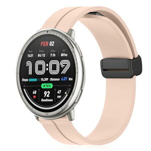 Amazfit Active 2 / 2 Square / Active / GTS 4 3 2 1 Mini / GTR Mini / GTS 4 3 2 1 �o���h 20mm �}�O�l�b�g�t�� �����ȒP �_�炩�� �X�g���b�v �X�|�[�c �ւ��x���g Amazfit Bip 3 / 3 Pro / U Pro / Lite (�s���N)