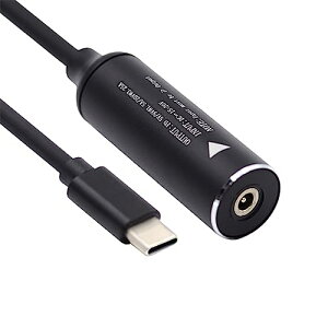 Type-C �P�[�u�� 4.8x1.7mm ���� DC �W���b�N - USB-C Type-C �d���v���O�[�d�P�[�u�� PD 9V 15V 20V 65W �m�[�gPC �p�\�R�� �^�u���b�g �X�}�z ��...