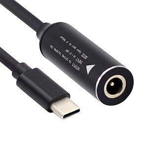 Type-C �P�[�u�� 5.5x2.1mm ���� DC �W���b�N - USB-C Type-C �d���v���O�[�d�P�[�u�� PD 9V 15V 20V 65W �m�[�gPC �p�\�R�� �^�u���b�g �X�}�z ��...