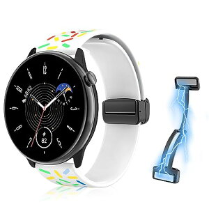 Amazfit Active 2 / 2 Square / Active / GTS 4 3 2 1 Mini / GTR Mini / GTS 4 3 2 1 �o���h 20mm �}�O�l�b�g�t�� �����ȒP �_�炩�� �X�g���b�v �X�|�[�c �ւ��x���g Amazfit Bip 3 / 3 Pro / U Pro / Lite (�z���C�g���C���{�[)