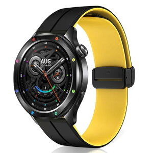 Xiaomi Watch S4 / S4 Sport / S3 / 2 / S1 / S1 Active / Mi Watch �o���h 22mm �x���g �V���I�~�E�H�b�`S4 �V���R���� �e�͐� ���C�o�b�N���t�� xiaomi redmi watch 5 active / 5 lite �ւ��x���g �u���b�N / �C�G���[