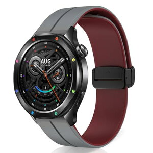Xiaomi Watch S4 / S4 Sport / S3 / 2 / S1 / S1 Active / Mi Watch �o���h 22mm �x���g �V���I�~�E�H�b�`S4 �V���R���� �e�͐� ���C�o�b�N���t�� xiaomi redmi watch 5 active / 5 lite �ւ��x���g �O���[ / ���C�����b�h