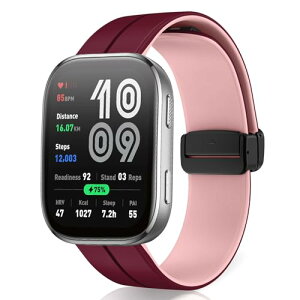Amazfit Helio Strap / Balance 2 / Balance / Cheetah / Cheetah Pro �o���h �V���R���� �e�͐� �A�}�Y�t�B�b�g �o�����X2 �����o���h ���C�o�b�N���t�� 22mm �����x���g �R���p�`�u�� Amazfit Bip 6 / Bip 5 / GTR 4 / GTR 3