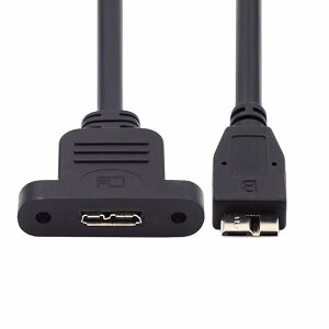 USB�P�[�u�� Micro USB 3.0 �I�X - Micro 3.0 Type-B ���X �l�W�}�E���g�^�C�v �����P�[�u�� 5Gbps