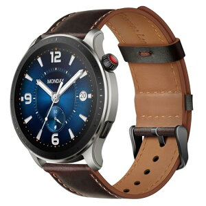 Amazfit Bip 6 / 5 / GTR 47mm / GTR 2 / GTR 2e / GTR 3 / GTR3 Pro / GTR 4 / Stratos 3 / Stratos 2 �o���h 22mm ���U�[�o���h ���� �x���g (�R�[�q�[)