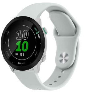 Garmin ForeAthlete 55 / ForeAthlete 245 / 245M / ForeAthlete 645 / 645M �o���h �����x���g 20mm �_�炩�� �V���R���o���h ���߉\ (�O���[)