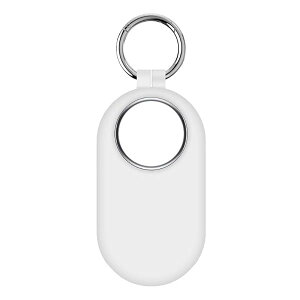 Galaxy SmartTag2 �P�[�X �V���R���f�� Galaxy SmartTag 2 �ی�P�[�X �����h�~ (�z���C�g)