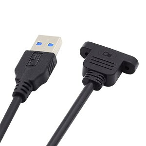 USB�P�[�u�� 5Gbps USB 3.0 Type A �I�X - Micro USB 3.0 ���X Type-B �X�N�����[�}�E���g�^�C�v�����P�[�u�� 50CM