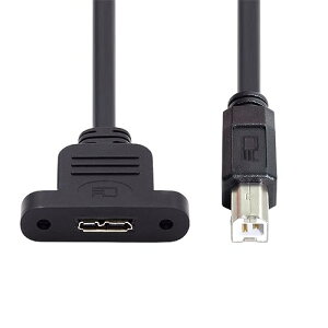 USB�P�[�u�� 480Mbps USB2.0 Type-B �I�X - Micro USB 3.0 Type-B ���X �l�W�}�E���g�^�C�v �����P�[�u�� 50cm