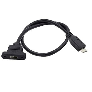 USB�P�[�u�� 480Mbps 5�s�� Micro USB 2.0 �I�X - Micro USB 3.0 Type-B ���X �l�W�}�E���g�^�C�v �����P�[�u�� 50cm