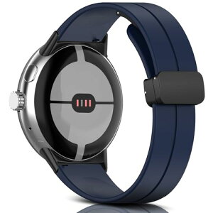 Google Pixel Watch 4 41mm / Google Pixel Watch 3 / 21 41mm �x���g �o���h �V���R���� �}�O�l�b�g�t�� �X�|�[�c�o���h �X�g���b�v �ւ��o���h �����x���g �_�炩�� ���C�t�� �����ȒP �j�����p �u���[