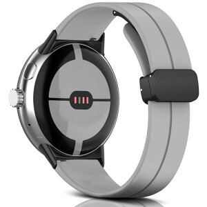 Google Pixel Watch 4 41mm / Google Pixel Watch 3 / 21 41mm �x���g �o���h �V���R���� �}�O�l�b�g�t�� �X�|�[�c�o���h �X�g���b�v �ւ��o���h �����x���g �_�炩�� ���C�t�� �����ȒP �j�����p �O���[