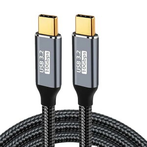 USB C �P�[�u�� Type-C �P�[�u�� PD�Ή� 100W�}���[�d USB 3.2 Gen2�W�� 10Gbps�f�[�^�]�� �i�C�����҂� �p�\�R�� �^�u���b�g �X�}�[�g�z�� MacBook Pro / Air Galaxy S25 / S24 Xperia AQUOS���^�C�vC�@��Ή� (1M)