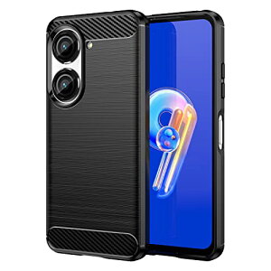 ASUS Zenfone 9 / Zenfone 10 �P�[�X �\�t�g�P�[�X �\�t�gTPU�V���R�[���f�� �ی�J�o�[ Zenfone 9 AI2202 / Zenfone 10 AI2302 �Ή� (�u���b�N)